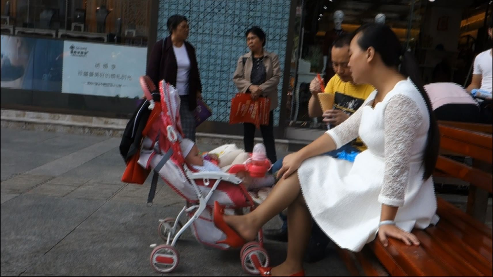 Dangling The Love in Public Space